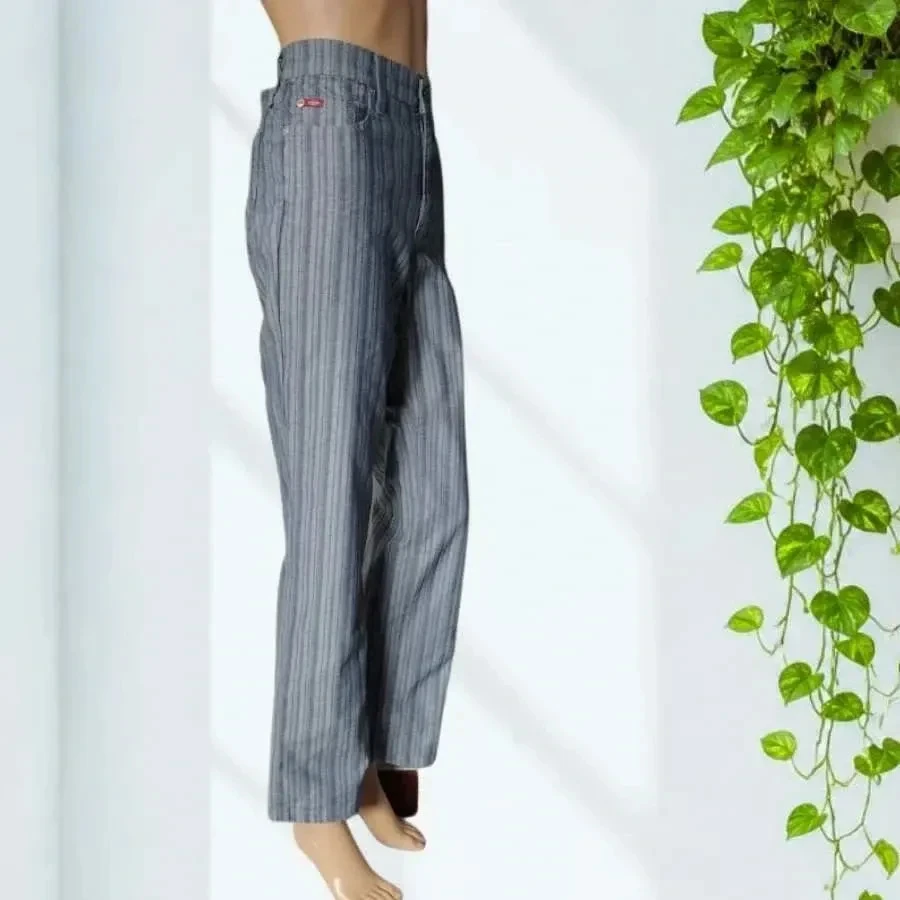 Lee Cooper Angel Pants – Straight Fit Striped -high waist - excellent condition – photo 4